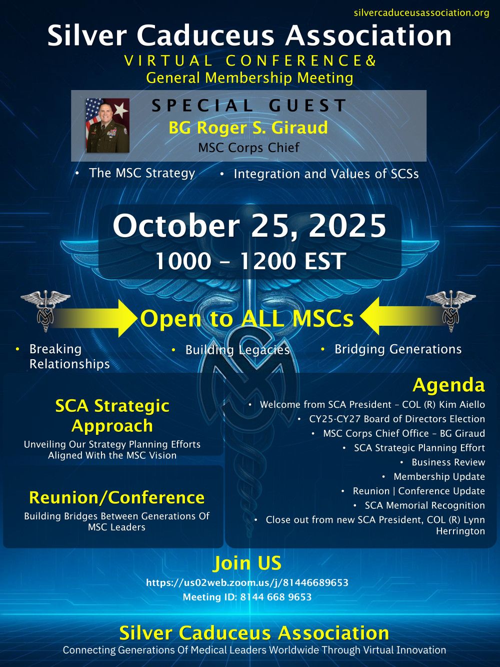 Silver Caduceus Association Virtual Conference & General Membership Meeting